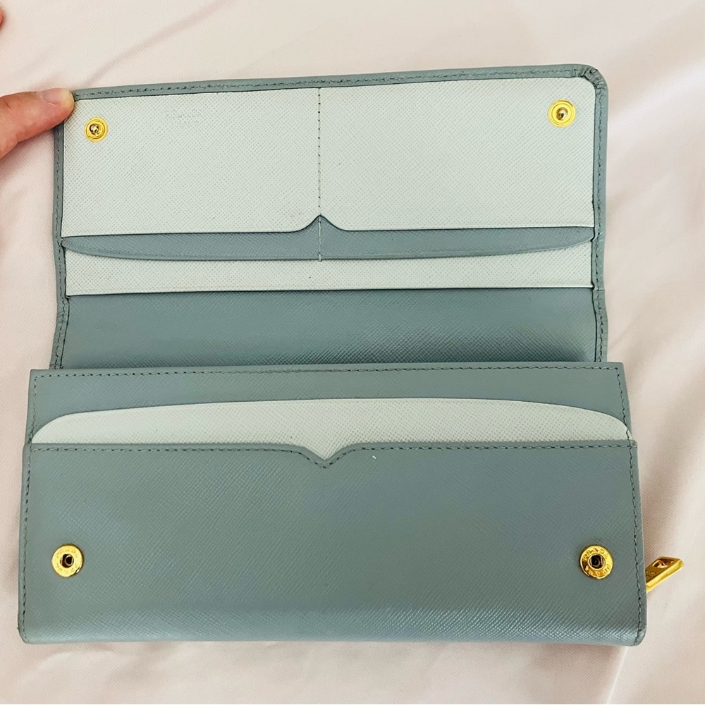 Prada Long Saffiano Wallet